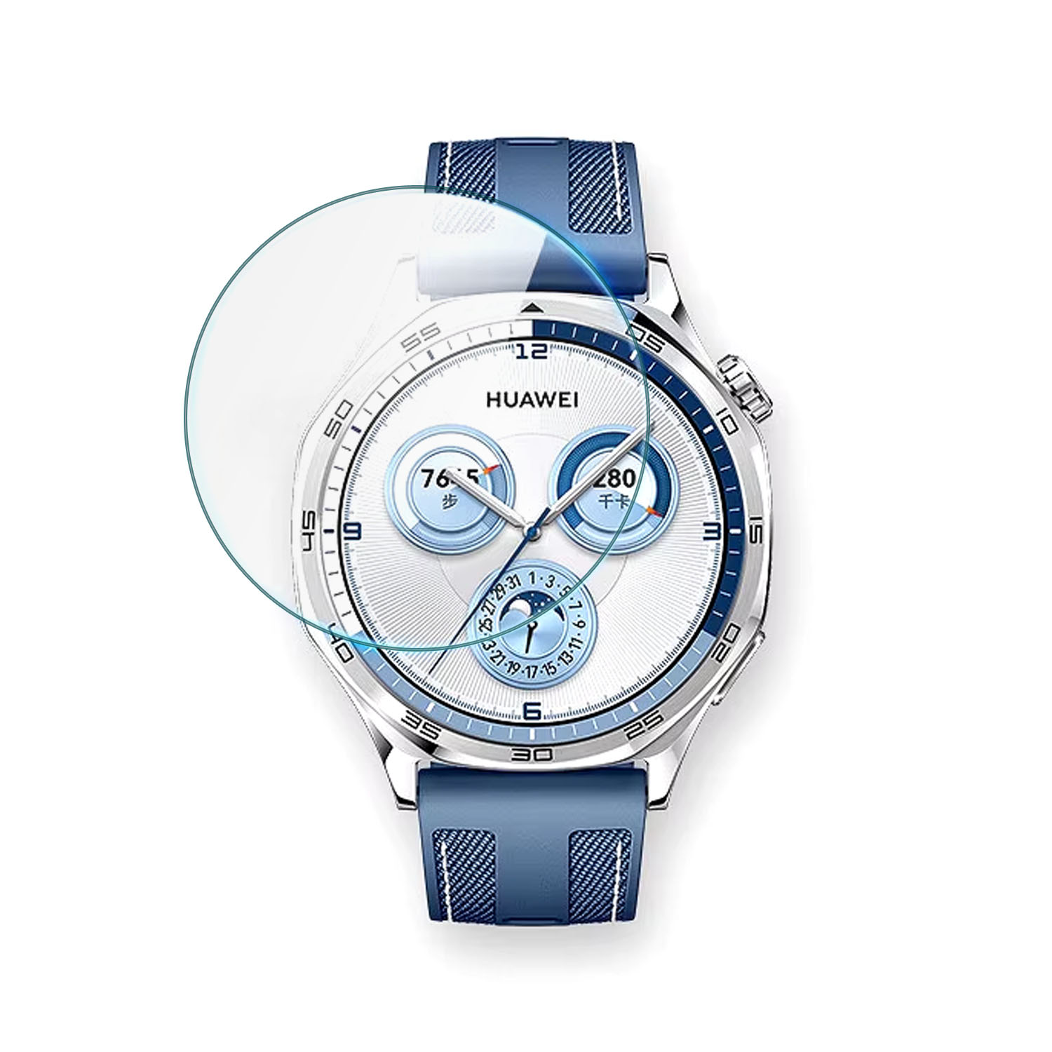 Forzacase%20Huawei%20Watch%20GT5%20Pro%2046mm%20ile%20uyumlu%20Temperli%20Kırılmaz%20Cam%20Ekran%20Koruyucu%20-%20FC861