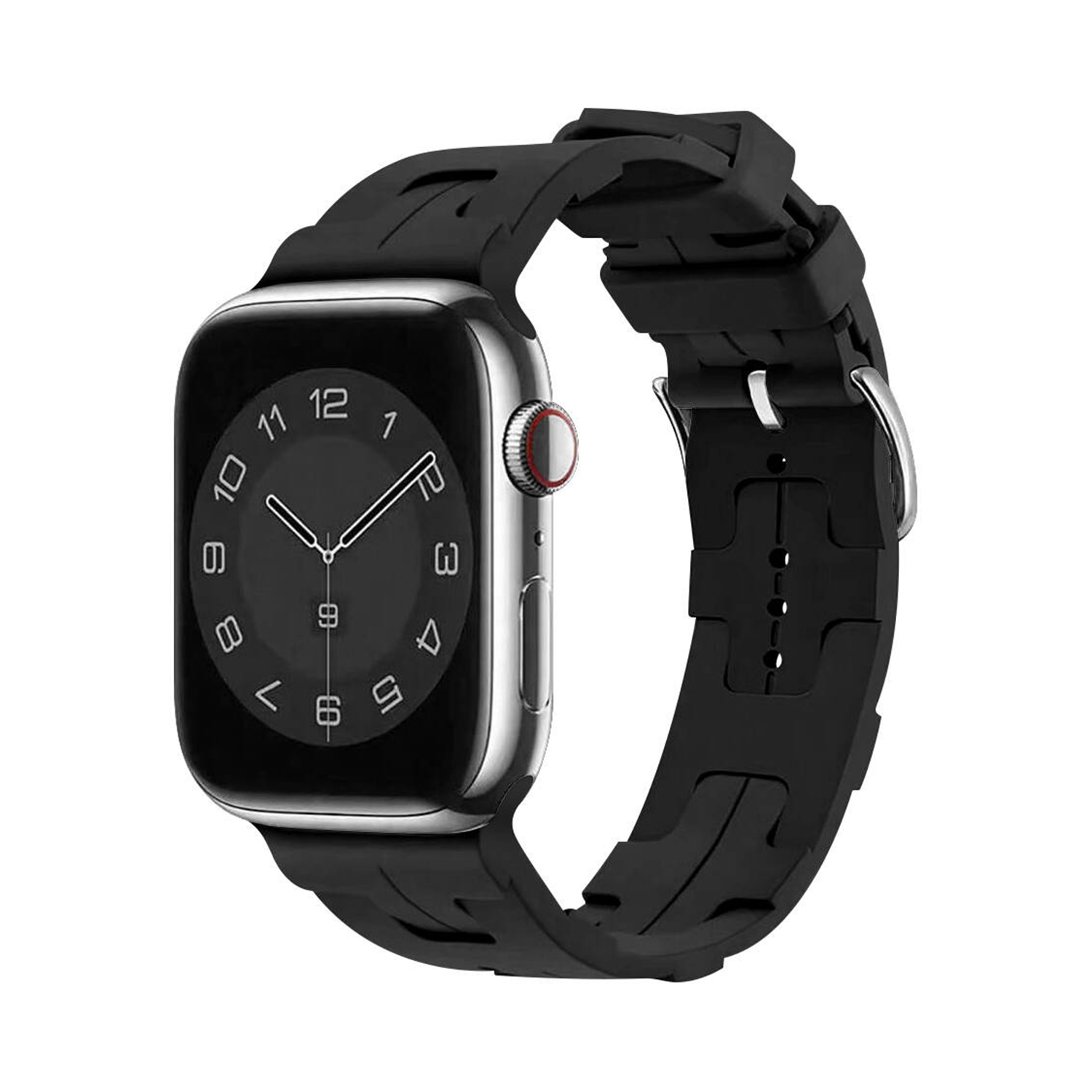 Forzacase%20Apple%20Watch%2010%20Series%2046mm%20ile%20uyumlu%20Hermes%20Silikon%20Kordon%20Kayış%20-%20FC379