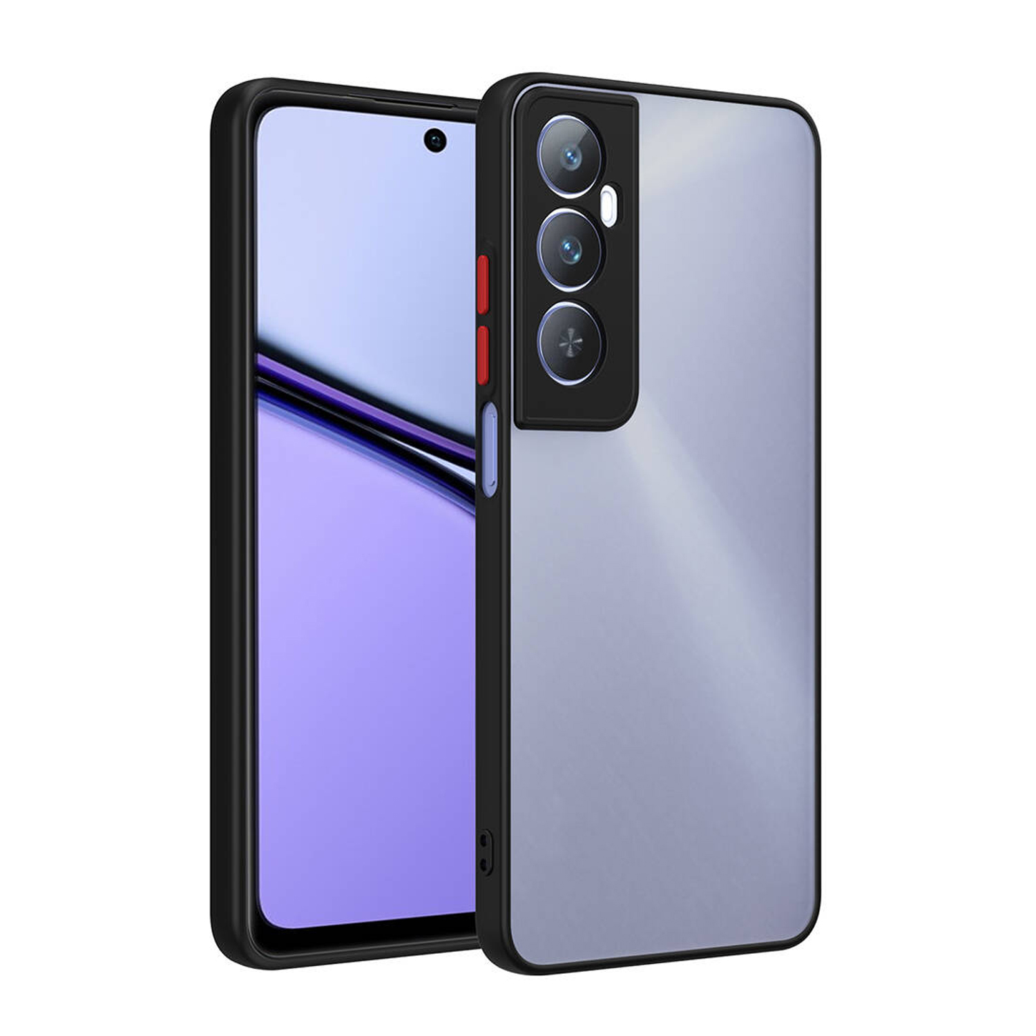 Forzacase%20Realme%20C65%204G%20ile%20uyumlu%20Shell%20Serisi%20Darbeye%20Dayanıklı%20Yarı%20Esnek%20Plastik%20Kılıf