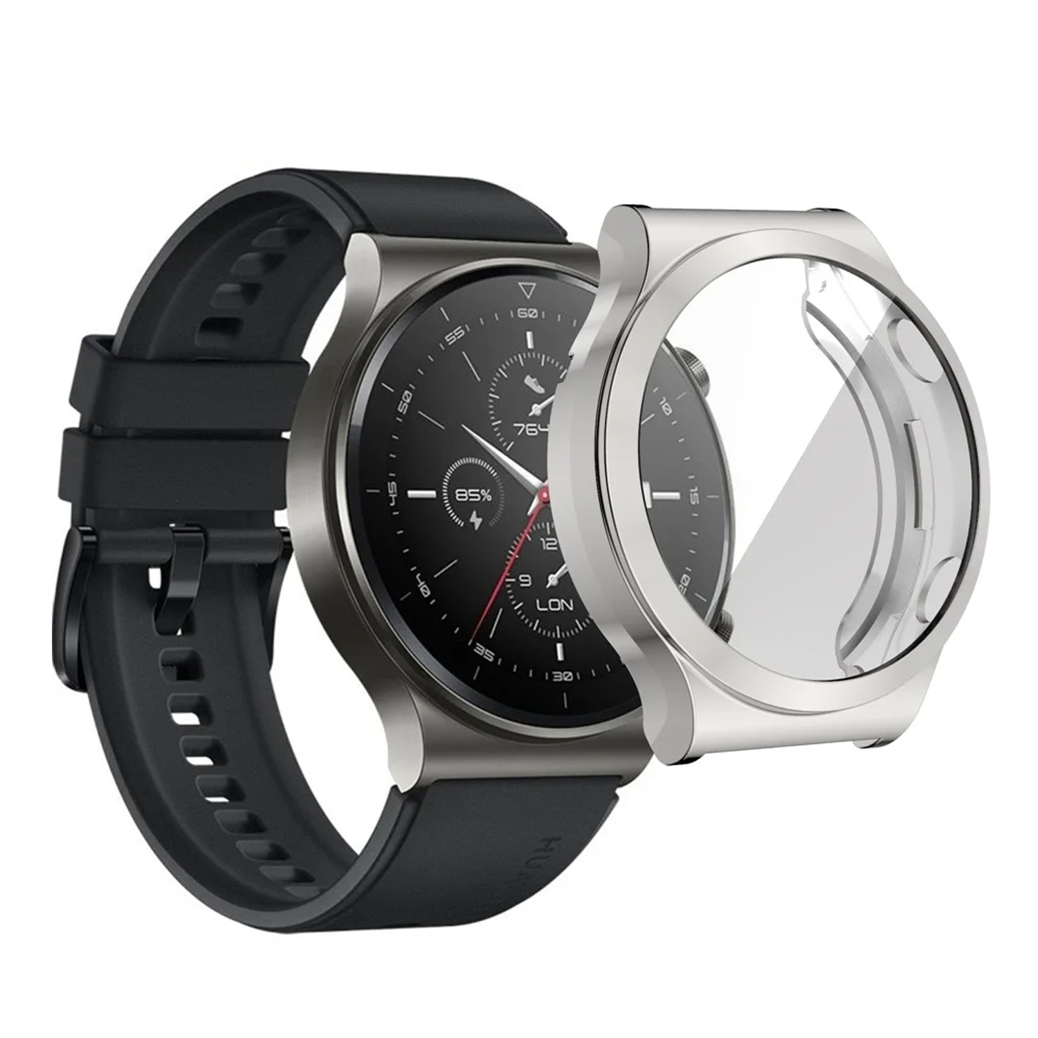 Forzacase%20Huawei%20Watch%20GT%202%20Pro%2046mm%20ile%20uyumlu%20Önü%20Kapalı%20Ekran%20Korumalı%20Silikon%20Kılıf%20-%20FC010