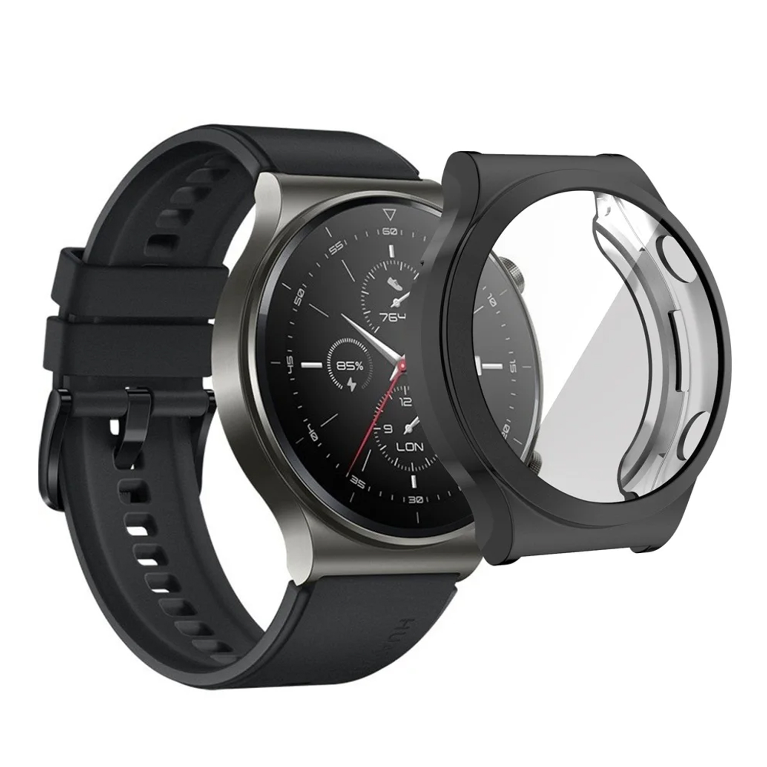 Forzacase%20Huawei%20Watch%20GT%202%20Pro%2046mm%20ile%20uyumlu%20Önü%20Kapalı%20Ekran%20Korumalı%20Silikon%20Kılıf%20-%20FC010