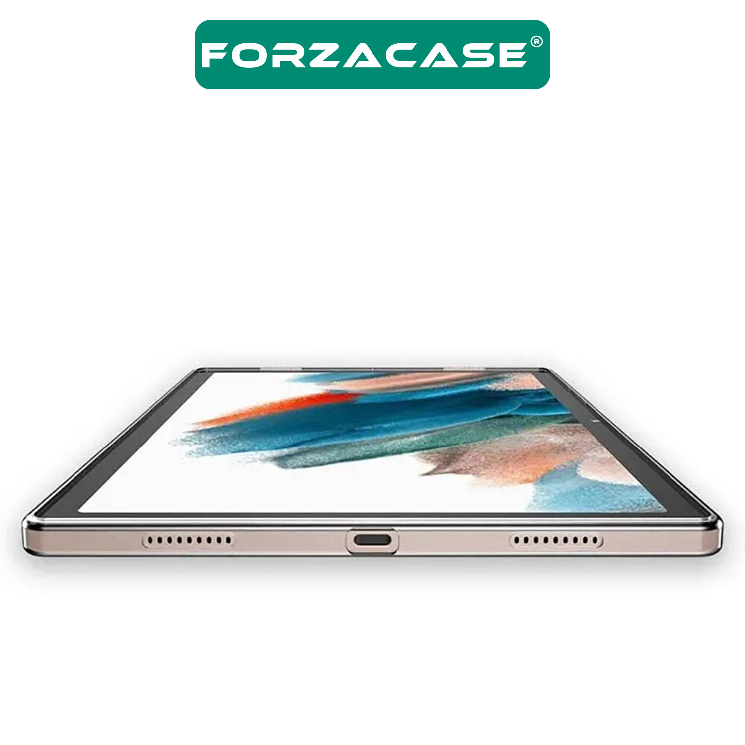 Forzacase%20Samsung%20Galaxy%20Tab%20A9%208.7%20inch%20ile%20uyumlu%20Silikon%20Kılıf%20Buzlu%20Şeffaf%20-%20FC013