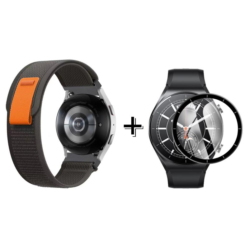 Forzacase%20Xiaomi%20Watch%20S1%20için%20Cırtlı%20Hasır%20Kumaş%20Kordon%20Kayış%20+%20Ekran%20Koruma%20Filmi%20-%20FC153