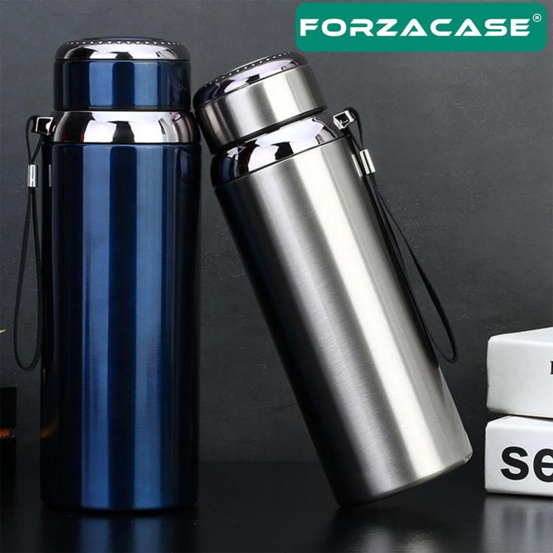 Forzacase%20Paslanmaz%20Çelik%201%20Litre%2012%20Saat%20Sıcak%20Soğuk%20Tutan%20Çay%20Kahve%20Su%20Termosu%20-%20FC434