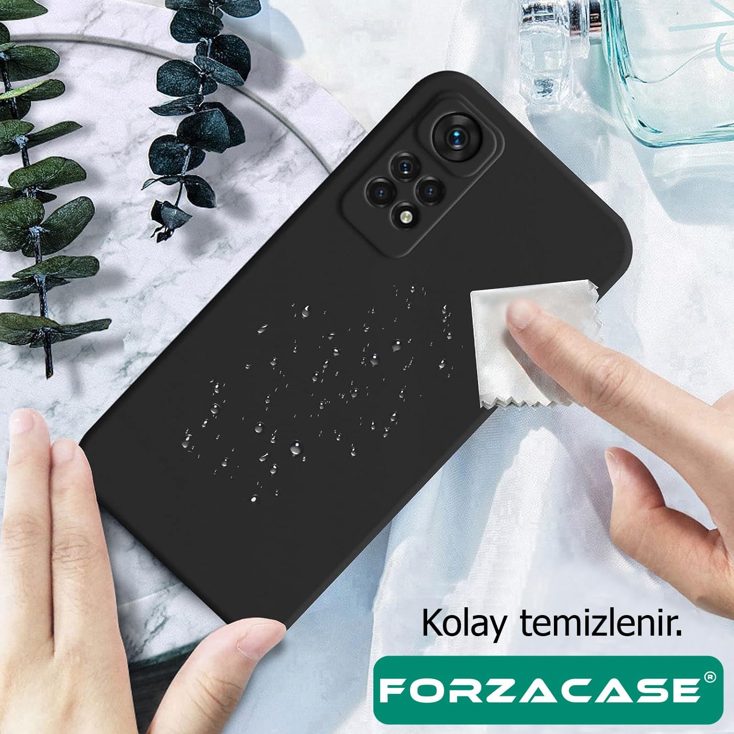 Forzacase%20Xiaomi%20Redmi%20Note%2013%204G%20ile%20uyumlu%20Maxim%20Serisi%20Mat%20Silikon%20Kılıf