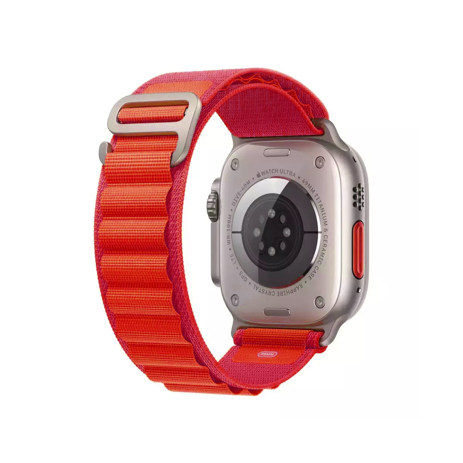 Forzacase%20Apple%20Watch%20Ultra%2049mm%20ile%20uyumlu%20uyumlu%20Kancalı%20Kumaş%20Kordon%20Kayış%20-%20FC269