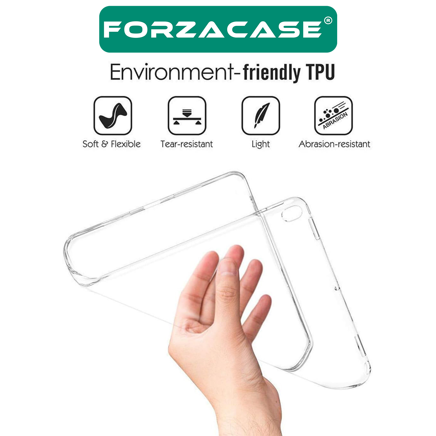 Forzacase%20Samsung%20Galaxy%20Tab%20A7%20T500%20ile%20Uyumlu%20Silikon%20Kılıf%20Şeffaf%20-%20FC013