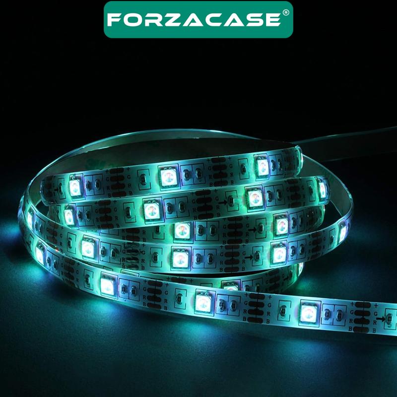 Forzacase%20Uzaktan%20Kumandalı%205%20Metre%20Şerit%20Gökkuşağı%20Işık%20Şeridi%20Led%20Işığı%20-%20FC174