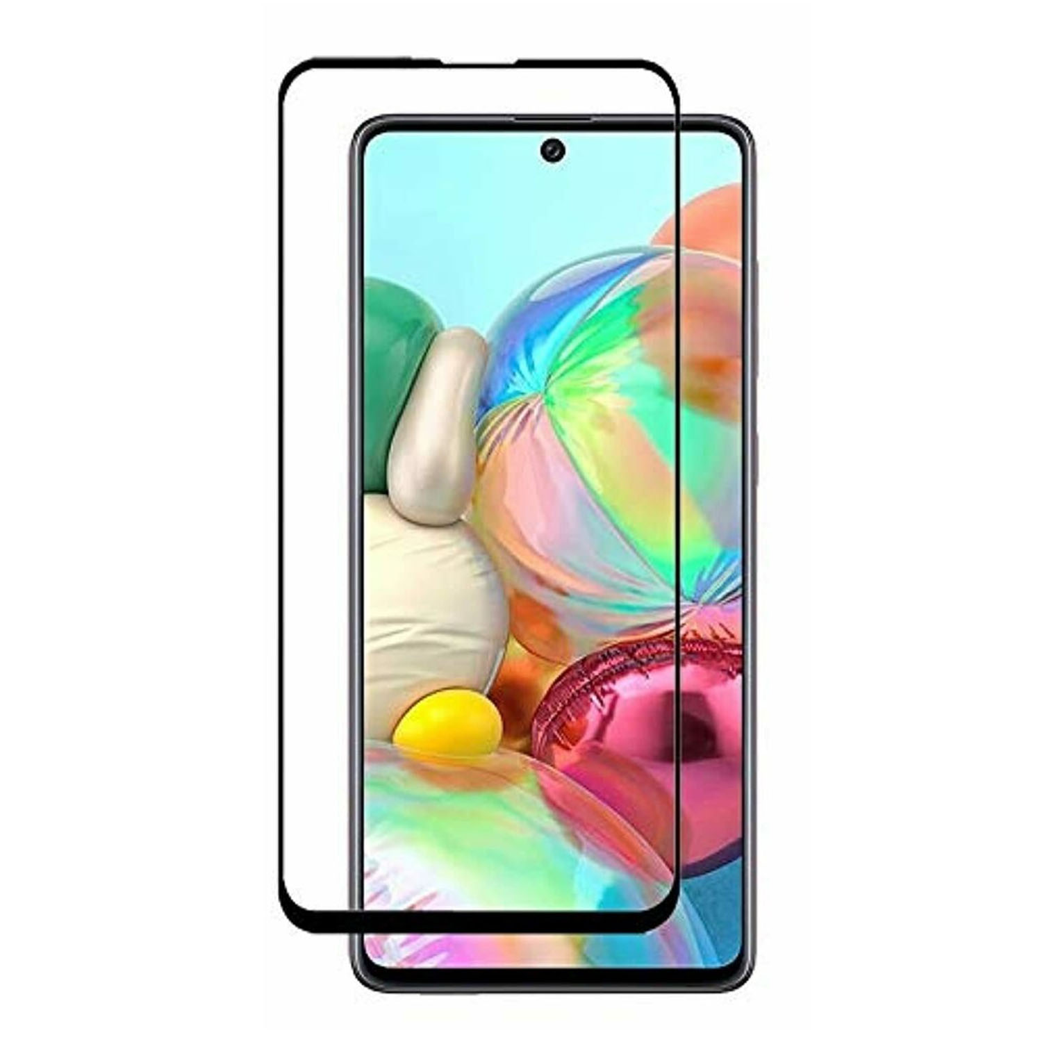 Forzacase%20Samsung%20Galaxy%20A71%20ile%20uyumlu%20Çerçeveli%20Tam%20Kaplayan%20Temperli%20Ekran%20Koruyucu%20-%20FC003