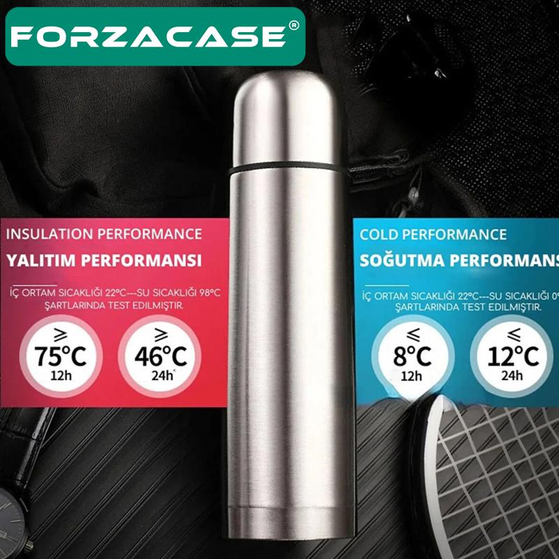 Forzacase%20Paslanmaz%20Çelik%20500%20ml%2012%20Saat%20Sıcak%20Soğuk%20Tutan%20Çay%20Kahve%20Su%20Termosu%20-%20FC044