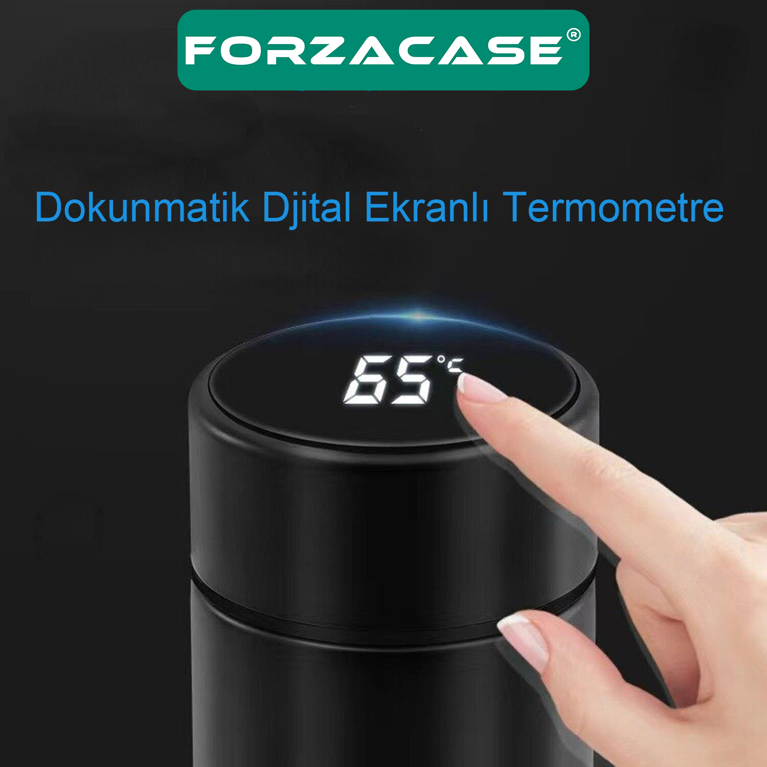 Forzacase%20Paslanmaz%20Çelik%20Dijital%20Termometreli%20500%20ml%20Sıcak%20Soğuk%20Tutan%20Çay%20Kahve%20Su%20Termosu%20-%20FC045