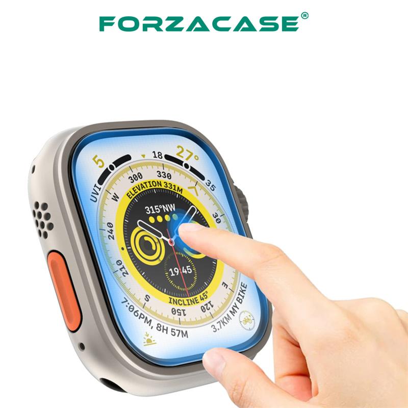 Forzacase%20Apple%20Watch%20Ultra%2049mm%20için%20Çerçeveli%20Tam%20Kaplayan%203D%20Pet%20Ekran%20Koruyucu%20Film%20-%20FC016