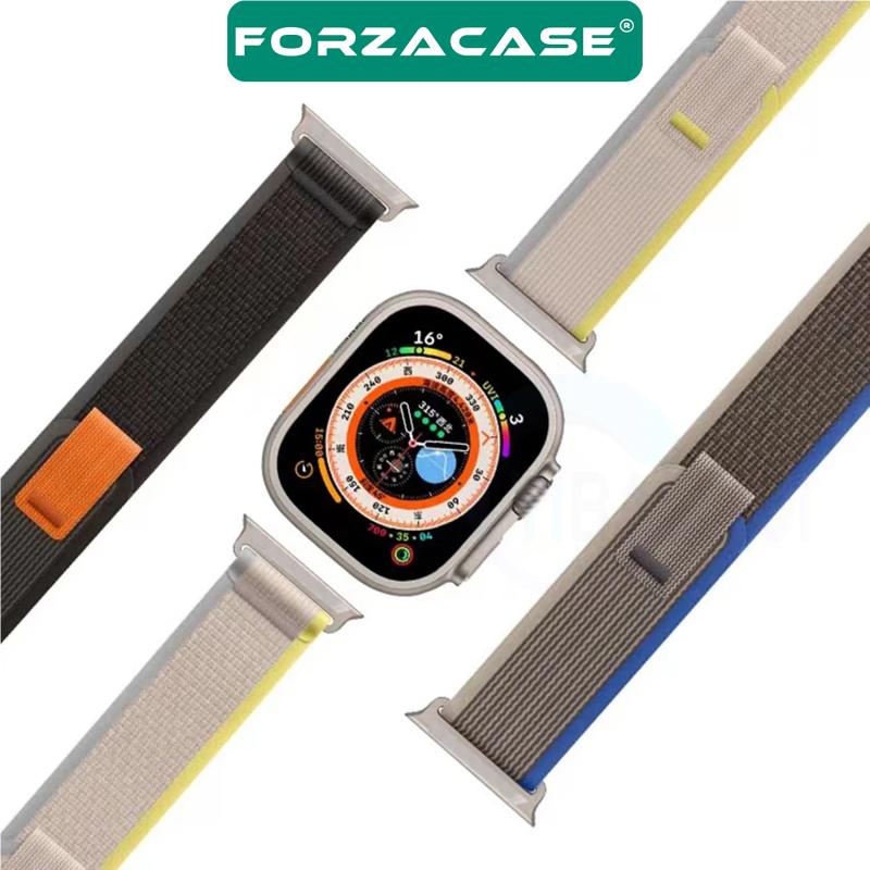 Forzacase%20Apple%20Watch%2038%20/%2040%20/%2041%20mm%20uyumlu%20Trial%20Cırtlı%20Hasır%20Kumaş%20Kordon%20Kayış%20-%20FC267