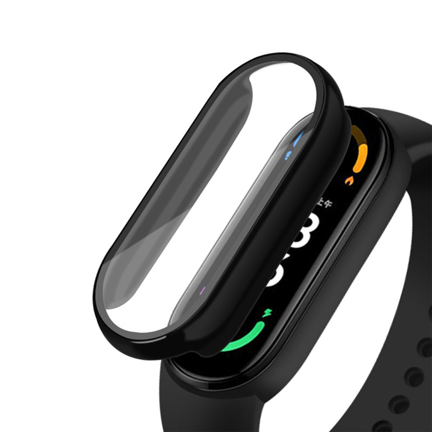 Forzacase%20Xiaomi%20Mi%20Band%207%20Önü%20Kapalı%20Ekran%20Korumalı%20Sert%20Rubber%20Kılıf%20-%20FC015