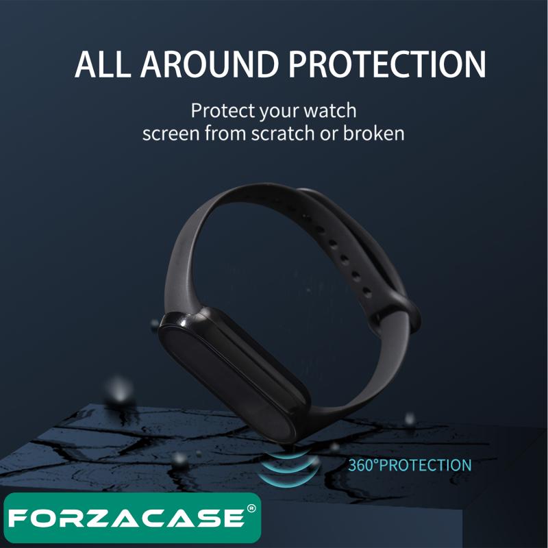 Forzacase%20Xiaomi%20Mi%20Band%207%20Önü%20Kapalı%20Ekran%20Korumalı%20Sert%20Rubber%20Kılıf%20-%20FC015