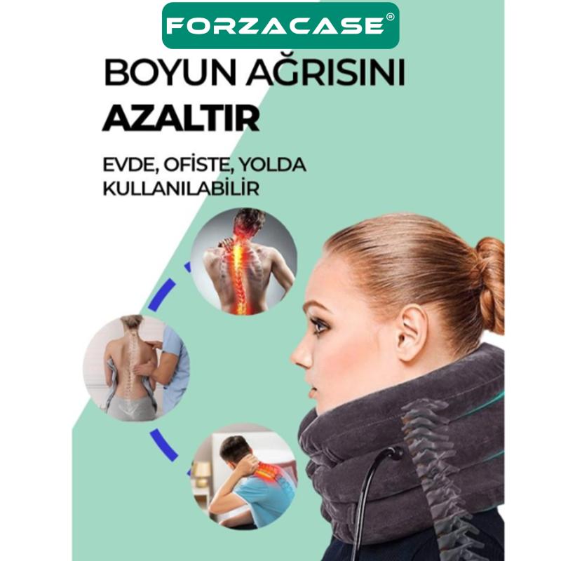 Forzacase%203%20Katlı%20Ortopedik%20Şişme%20Boyunluk%20Yastık%20-%20FC018