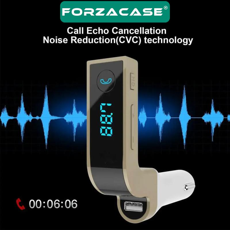 Forzacase%20Dijital%20Ekranlı%20Bluetooth%20Araç%20Kiti%20Oto%20Araç%20Fm%20Transmitter%20-%20FC172