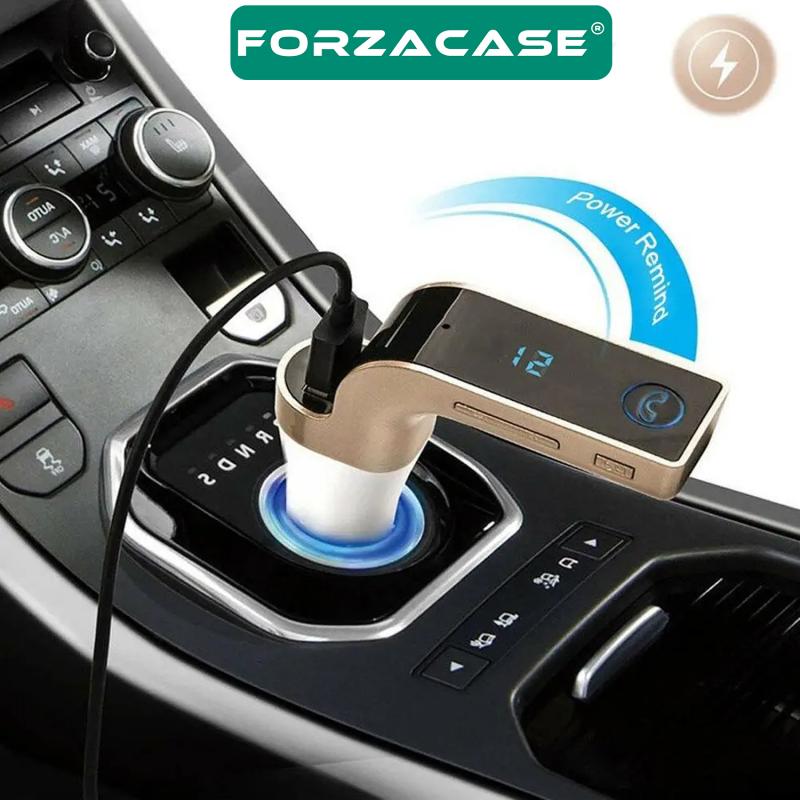 Forzacase%20Dijital%20Ekranlı%20Bluetooth%20Araç%20Kiti%20Oto%20Araç%20Fm%20Transmitter%20-%20FC172