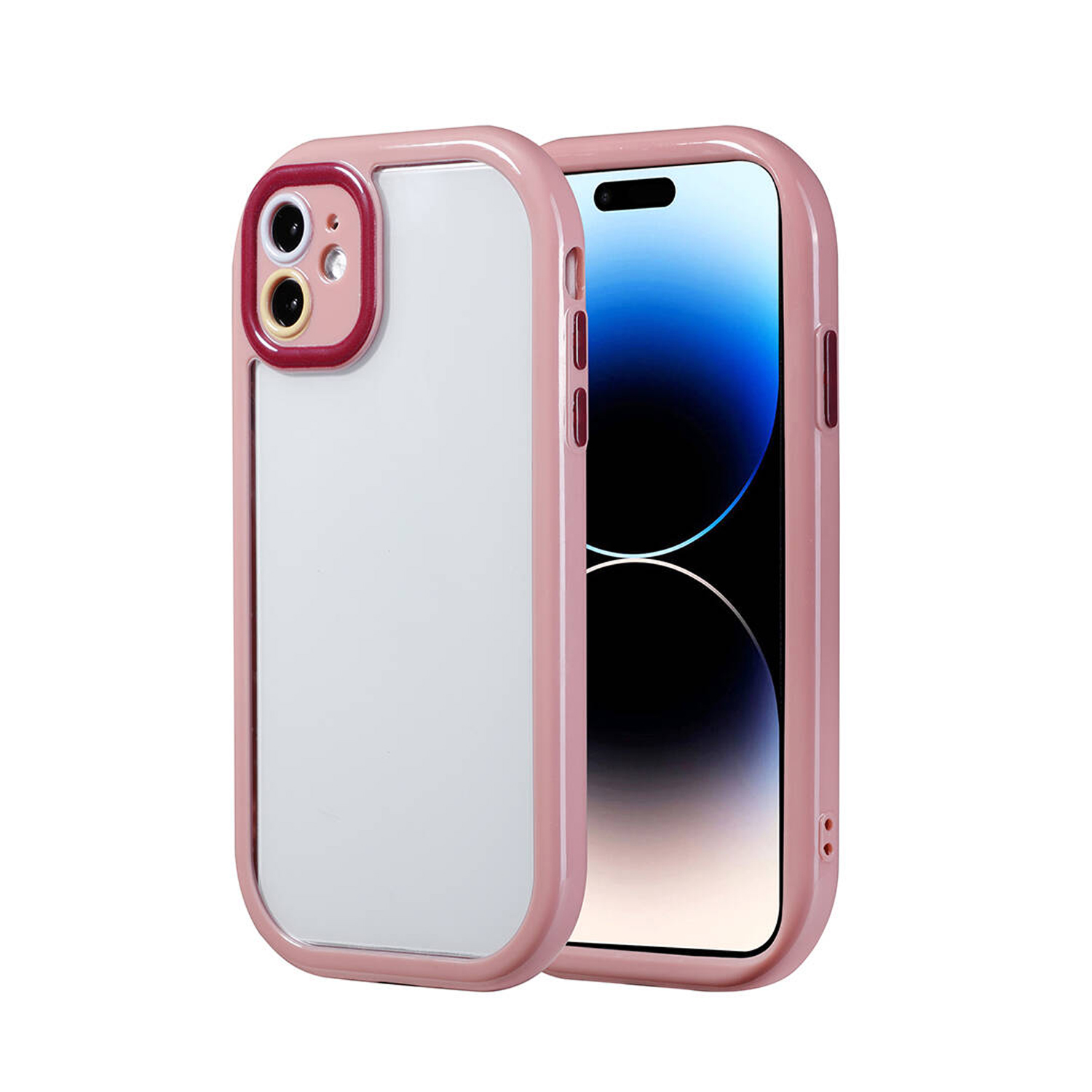 Forzacase%20iPhone%2011%20uyumlu%20Colorful%20Serisi%20Kamera%20Korumalı%20Yarı%20Esnek%20Plastik%20Tpu%20Kılıf