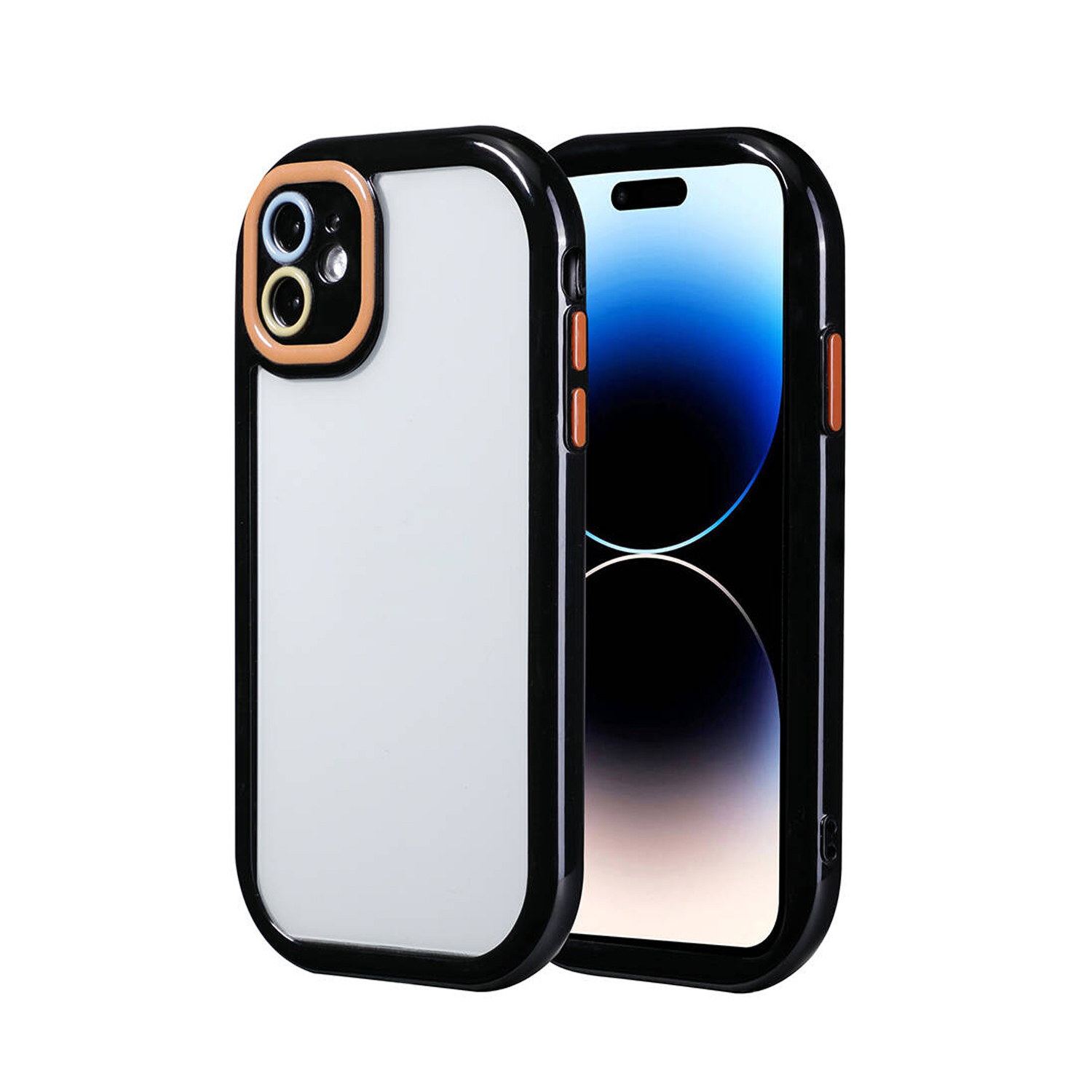 Forzacase%20iPhone%2011%20uyumlu%20Colorful%20Serisi%20Kamera%20Korumalı%20Yarı%20Esnek%20Plastik%20Tpu%20Kılıf