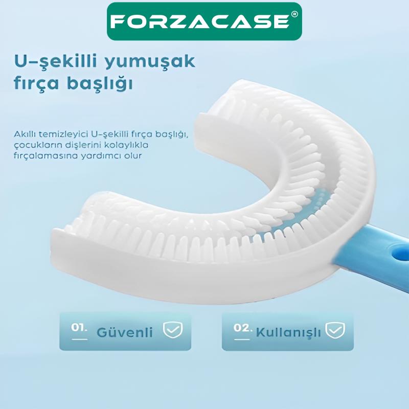 Forzacase%20Silikon%20360%20Derece%20U%20Şekilli%20Yumuşak%20Çocuk%20Diş%20Fırçası%20%20-%20FC359