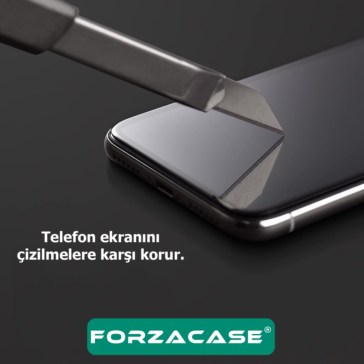 Forzacase%20Samsung%20Galaxy%20A55%20Çerçeveli%20Tam%20Kaplayan%20Temperli%20Ekran%20Koruyucu%20-%20FC003