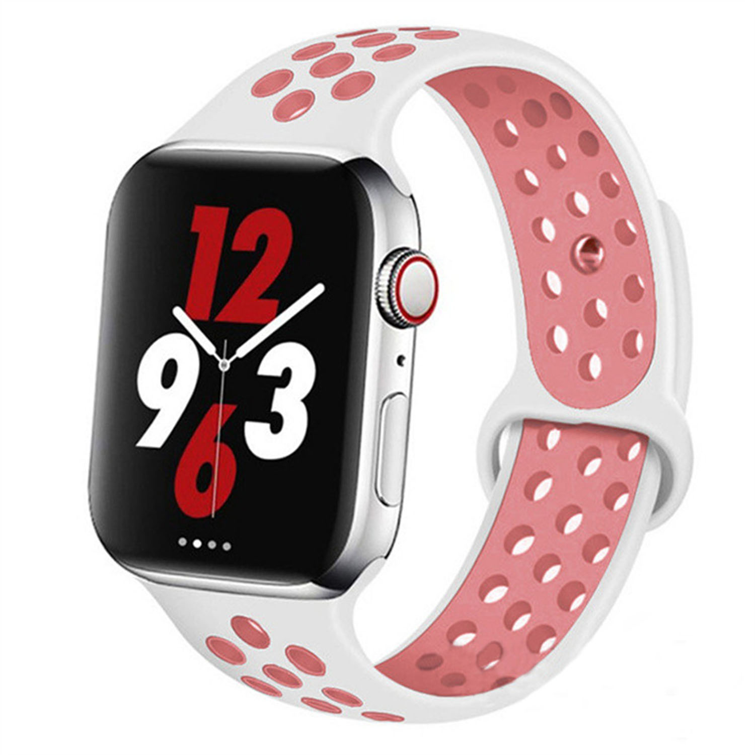 Forzacase%20Apple%20Watch%2042-44-45-49%20mm%20Akıllı%20Saat%20için%20Delikli%20Sportif%20Silikon%20Kordon%20Kayış%20-%20FC009