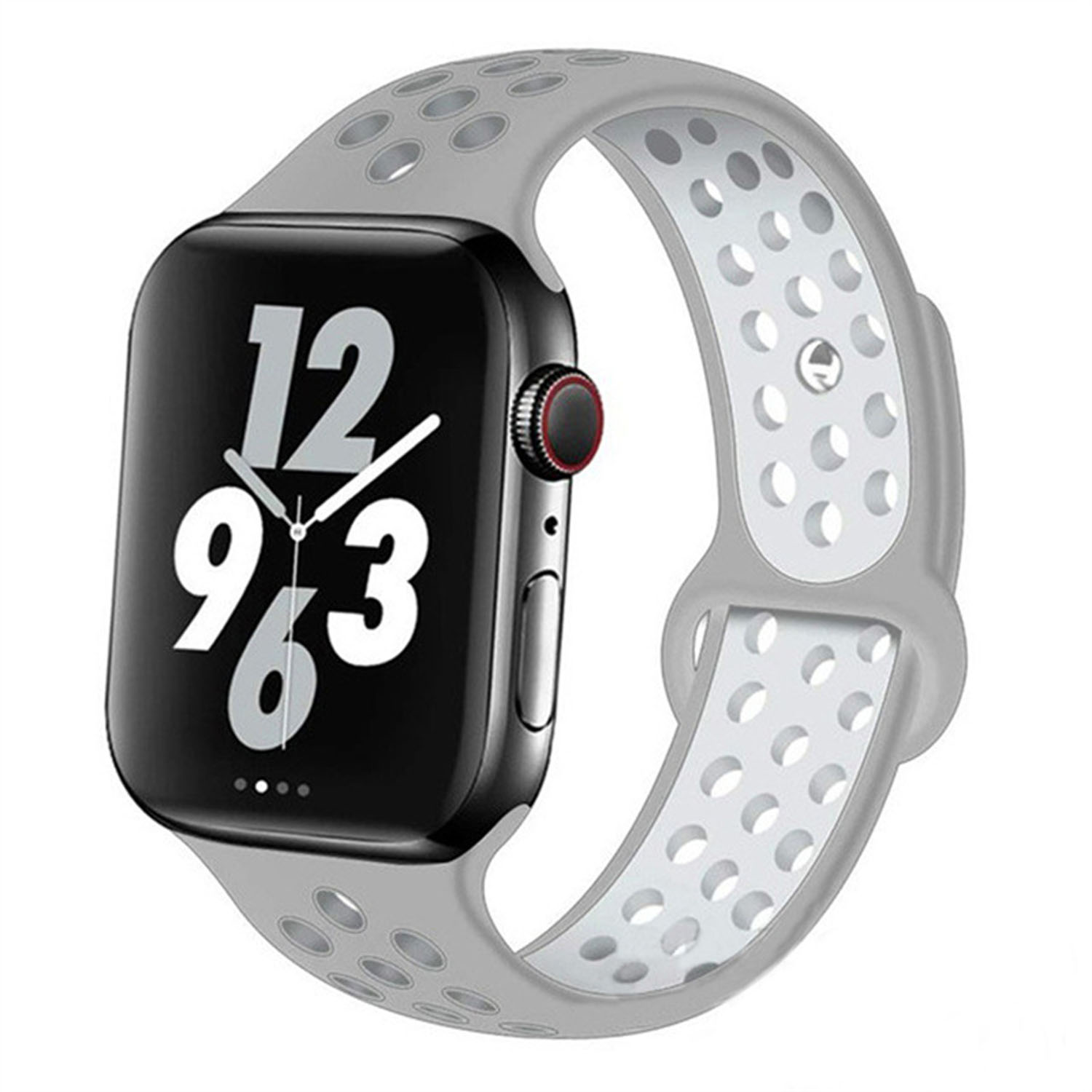 Forzacase%20Apple%20Watch%2038-40-41%20mm%20Akıllı%20Saatler%20için%20Delikli%20Sportif%20Silikon%20Kordon%20Kayış%20-%20FC008