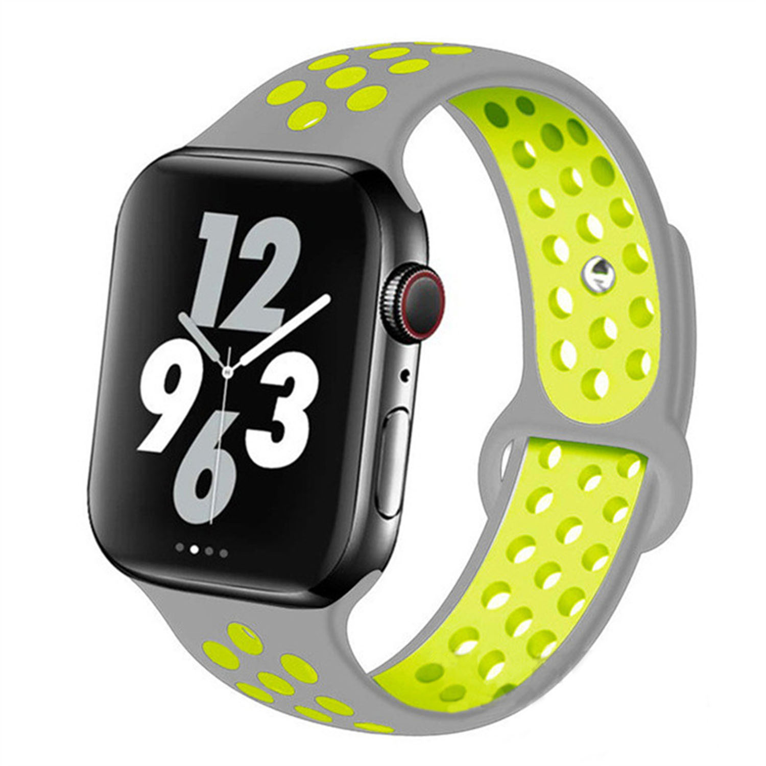 Forzacase%20Apple%20Watch%2038-40-41%20mm%20Akıllı%20Saatler%20için%20Delikli%20Sportif%20Silikon%20Kordon%20Kayış%20-%20FC008