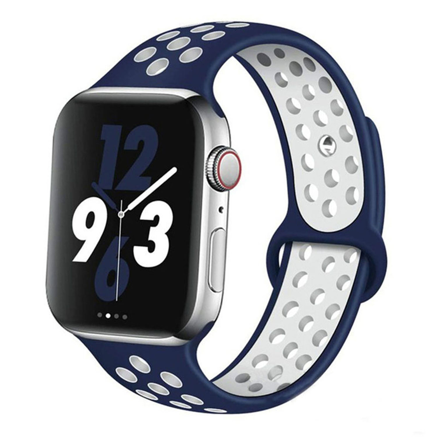 Forzacase%20Apple%20Watch%2042-44-45-49%20mm%20Akıllı%20Saat%20için%20Delikli%20Sportif%20Silikon%20Kordon%20Kayış%20-%20FC009