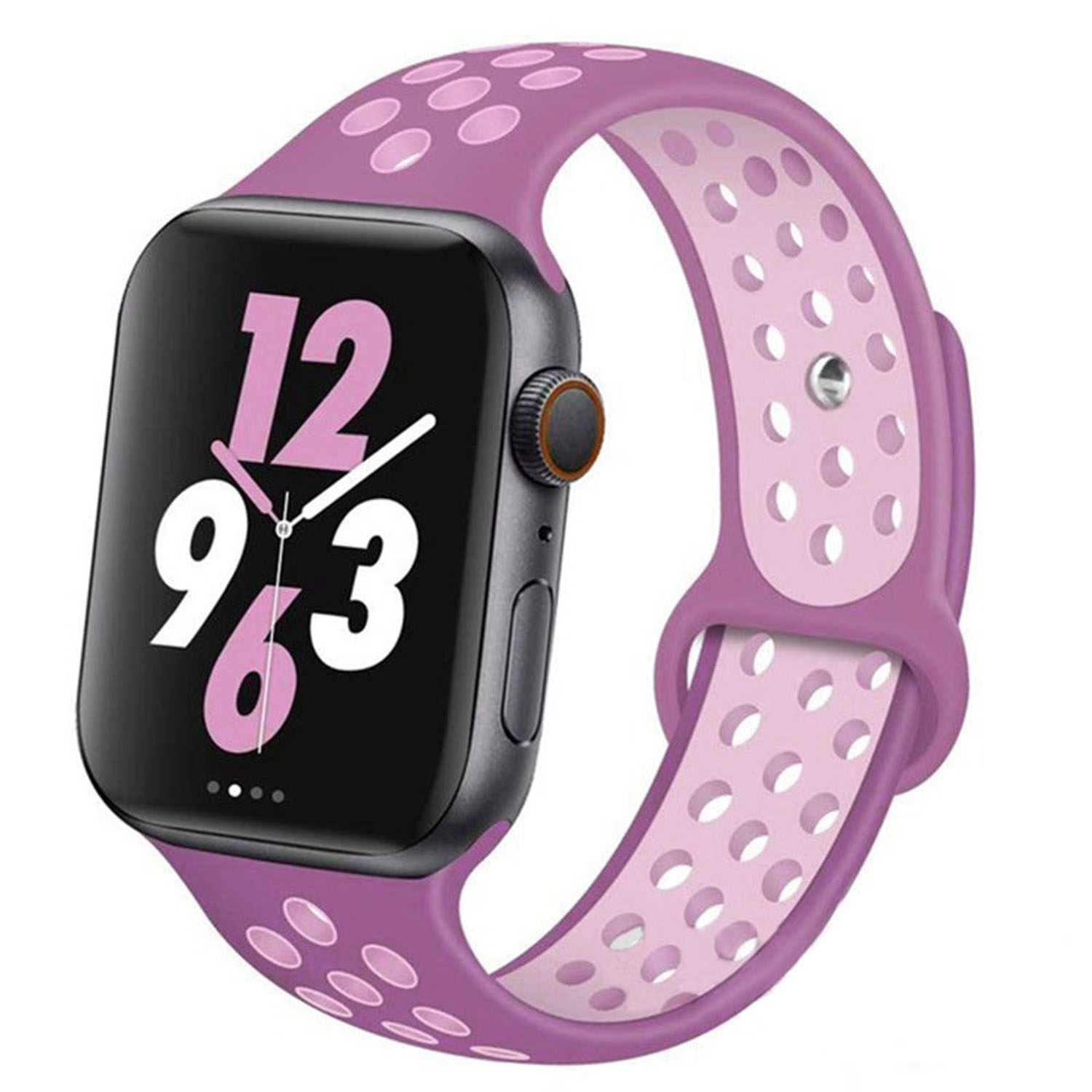 Forzacase%20Apple%20Watch%2042-44-45-49%20mm%20Akıllı%20Saat%20için%20Delikli%20Sportif%20Silikon%20Kordon%20Kayış%20-%20FC009