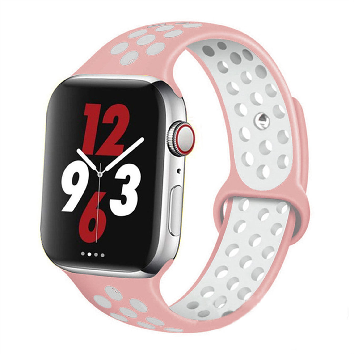 Forzacase%20Apple%20Watch%2038-40-41%20mm%20Akıllı%20Saatler%20için%20Delikli%20Sportif%20Silikon%20Kordon%20Kayış%20-%20FC008