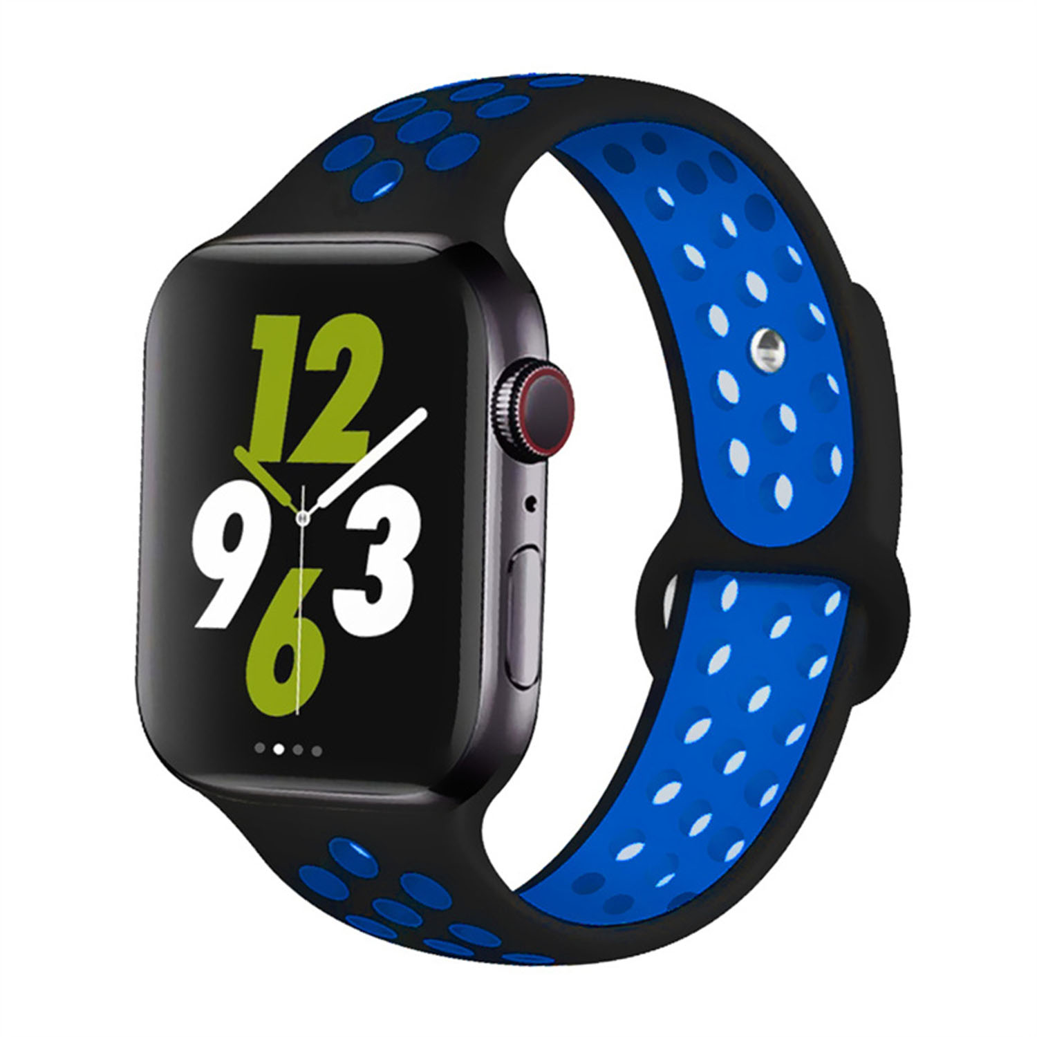 Forzacase%20Apple%20Watch%2042-44-45-49%20mm%20Akıllı%20Saat%20için%20Delikli%20Sportif%20Silikon%20Kordon%20Kayış%20-%20FC009