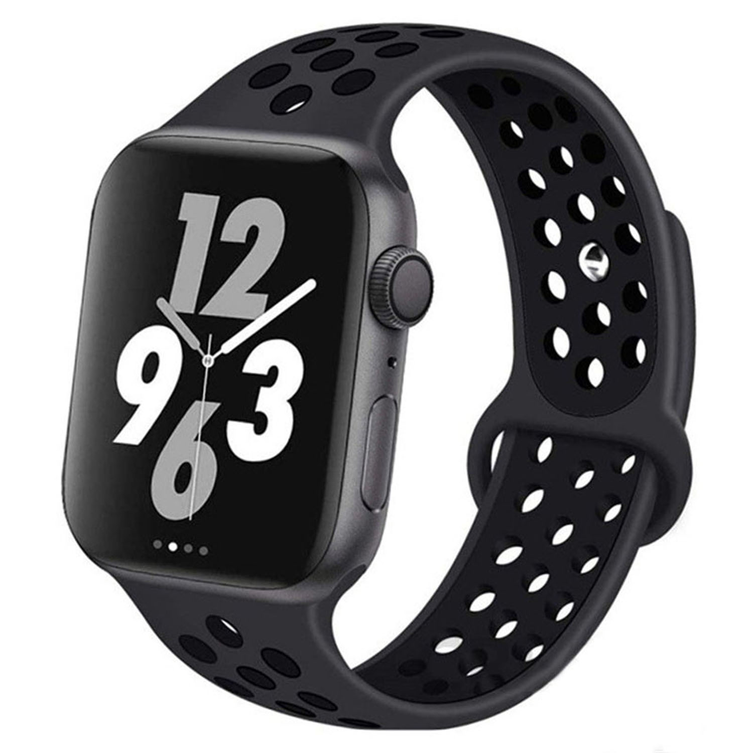 Forzacase%20Apple%20Watch%2038-40-41%20mm%20Akıllı%20Saatler%20için%20Delikli%20Sportif%20Silikon%20Kordon%20Kayış%20-%20FC008