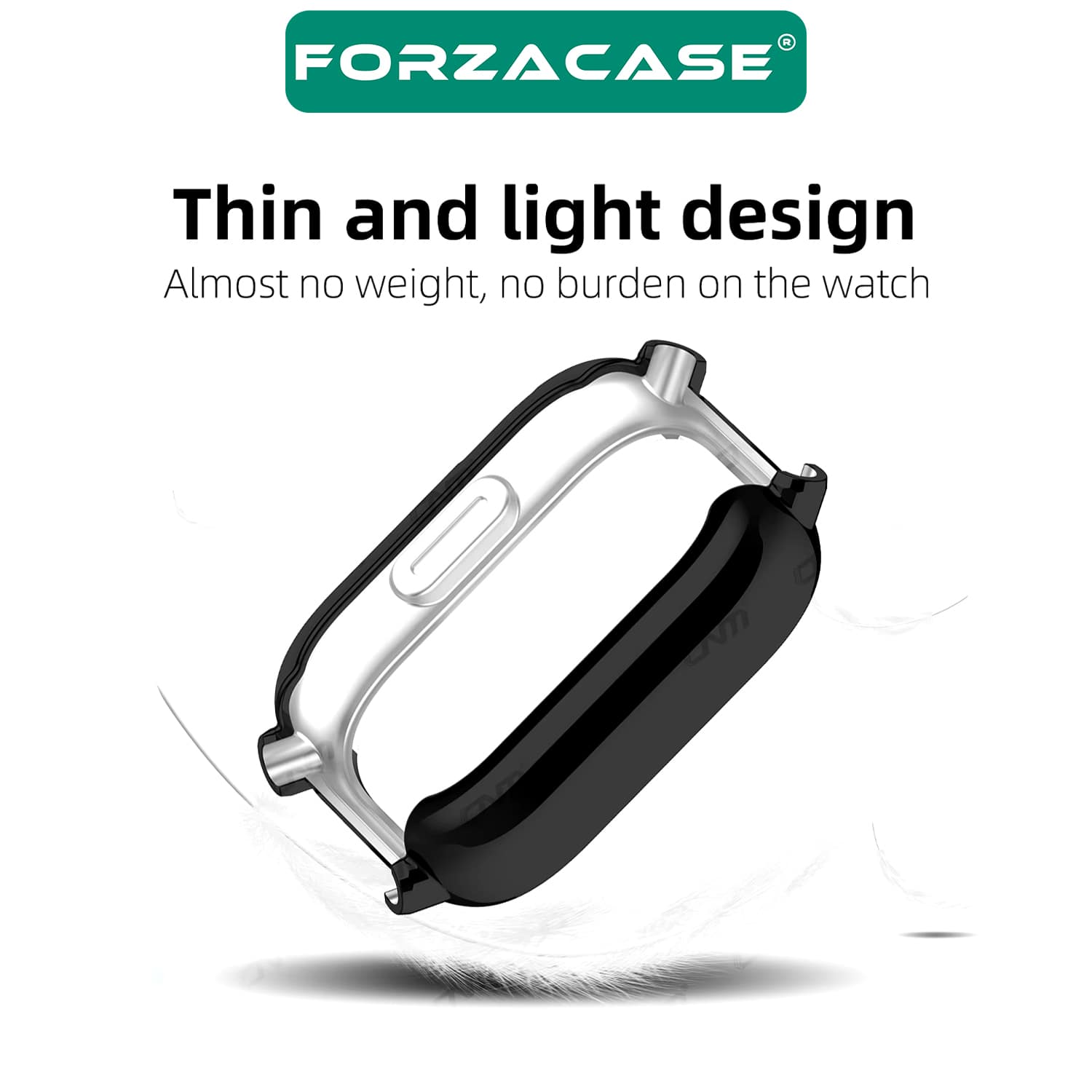 Forzacase%20Xiaomi%20Redmi%20Watch%205%20Lite%20ile%20uyumlu%20Önü%20Kapalı%20Ekran%20Korumalı%20Silikon%20Kılıf%20-%20FC010