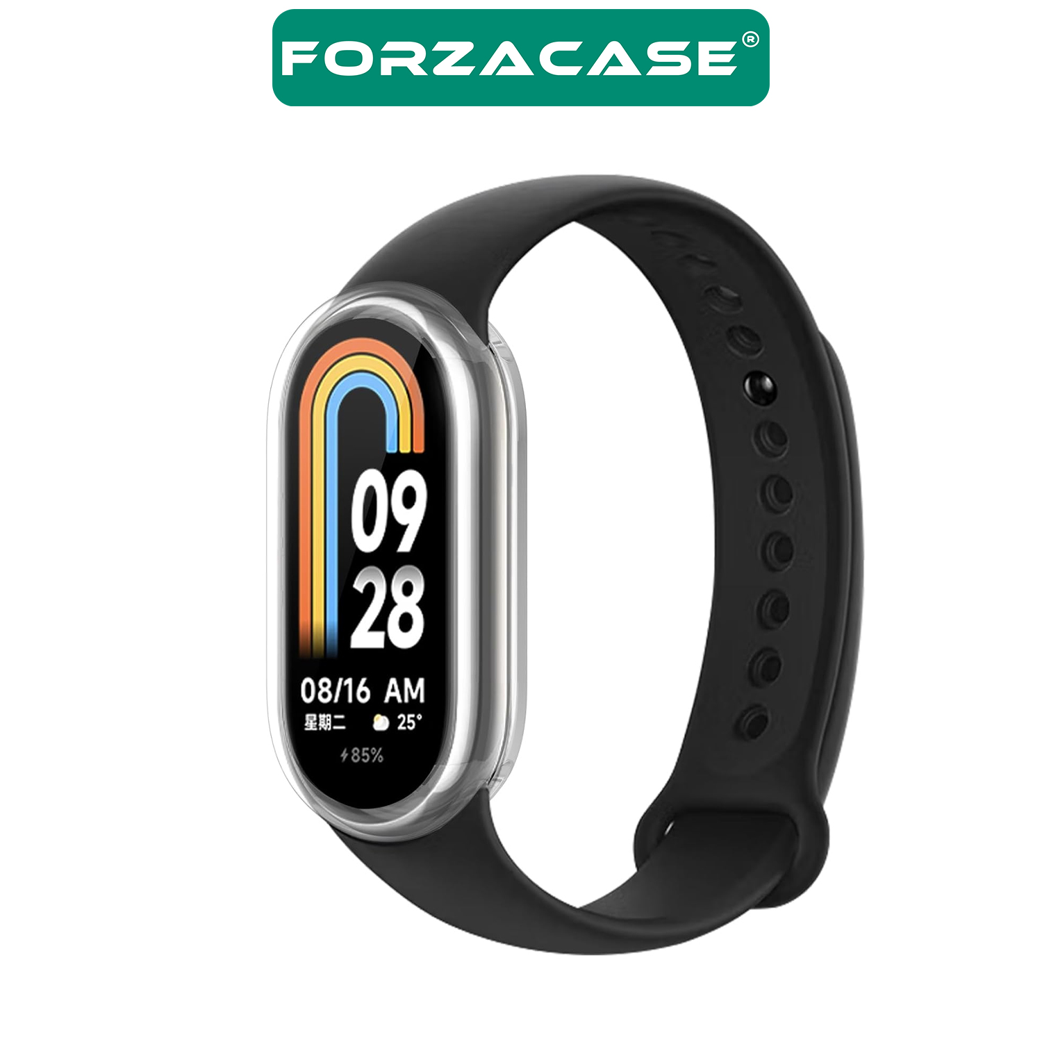 Forzacase%20Xiaomi%20Mi%20Band%209%20ile%20uyumlu%20Önü%20Kapalı%20Ekran%20Korumalı%20Silikon%20Kılıf%20-%20FC010