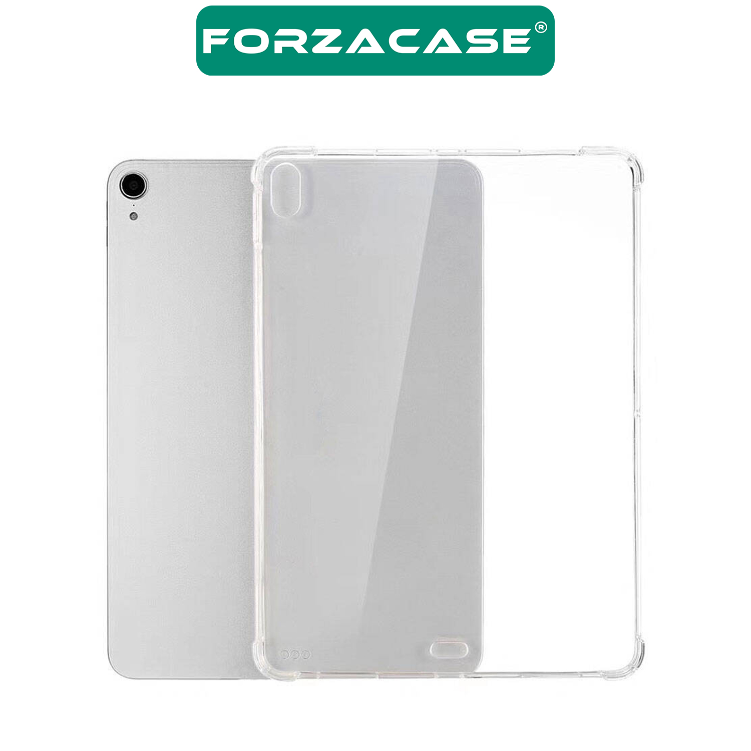 Forzacase%20Apple%20iPad%20Air%202024%2013%20inch%20ile%20uyumlu%20Anti%20Shock%20Silikon%20Kılıf%20Şeffaf%20-%20FC014