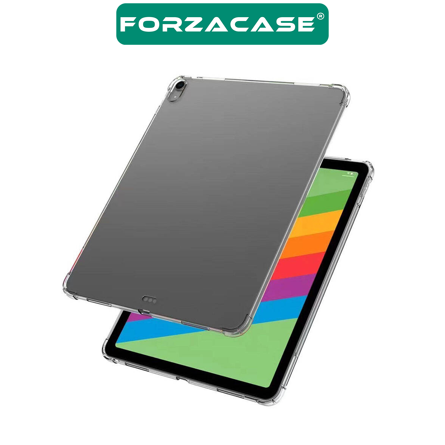 Forzacase%20Apple%20iPad%20Air%202024%2013%20inch%20ile%20uyumlu%20Anti%20Shock%20Silikon%20Kılıf%20Şeffaf%20-%20FC014