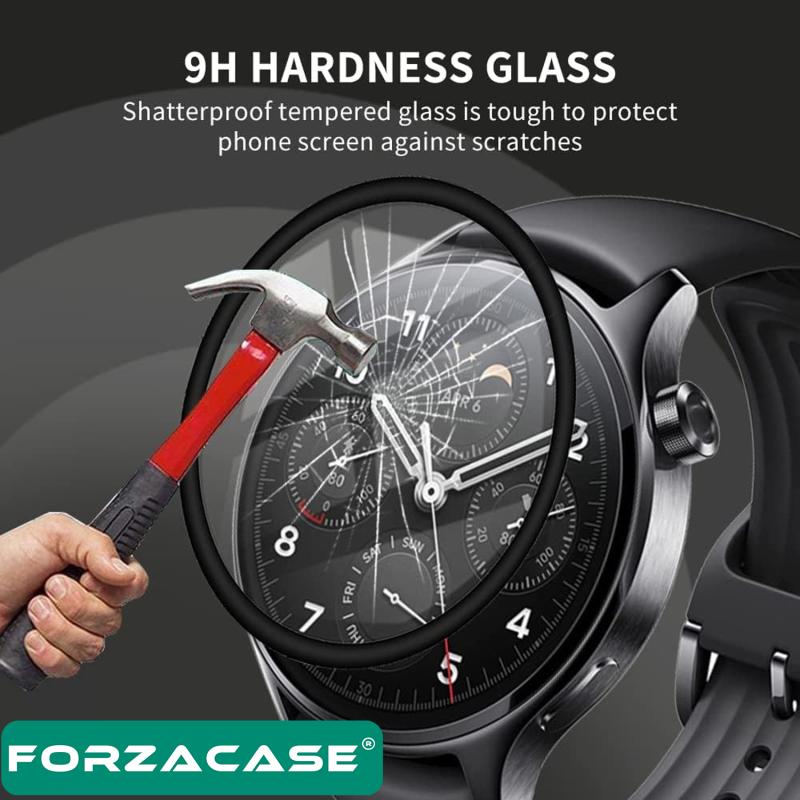 Forzacase%20Xiaomi%20Watch%20S1%20Pro%20için%20Çerçeveli%20Tam%20Kaplayan%203D%20Pet%20Ekran%20Koruyucu%20Film%20-%20FC016