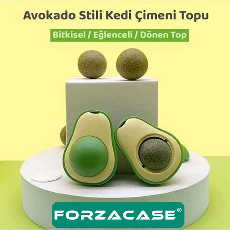 Forzacase%20Avokado%20Kedi%20Nanesi%20Catnip%20Kediler%20için%20Yalama%20Topu%20-%20FC031