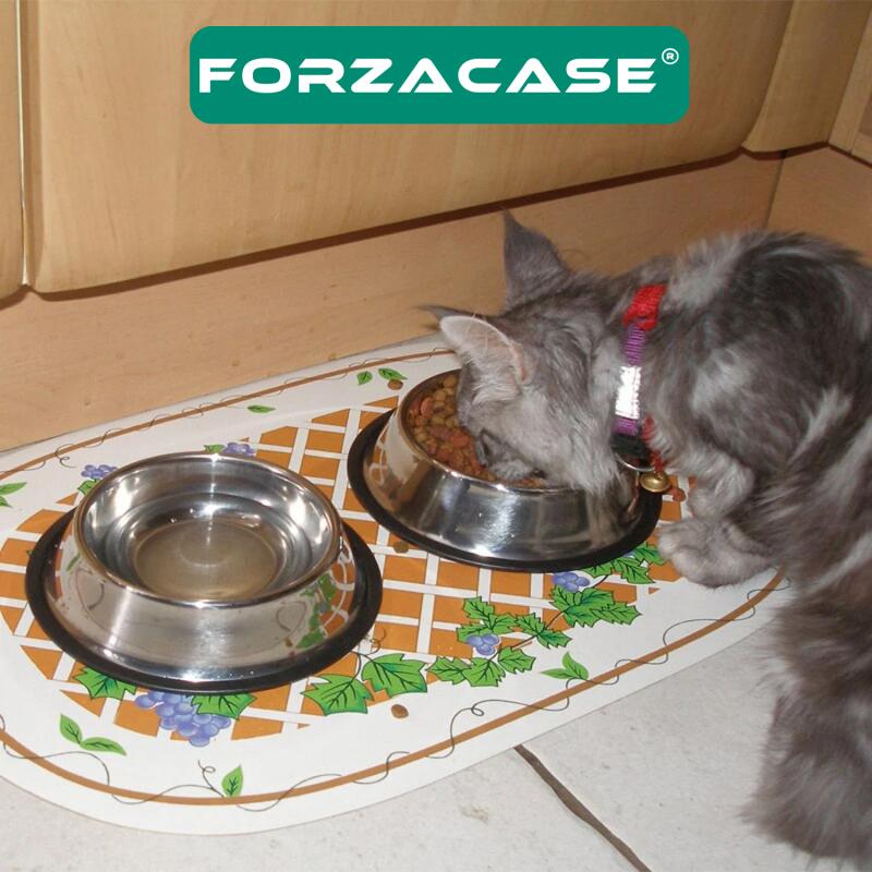 Forzacase%2022%20cm%20500%20ml%20Kedi%20Köpek%20Metal%20Mama%20ve%20Su%20Kabı%20-%20FC032