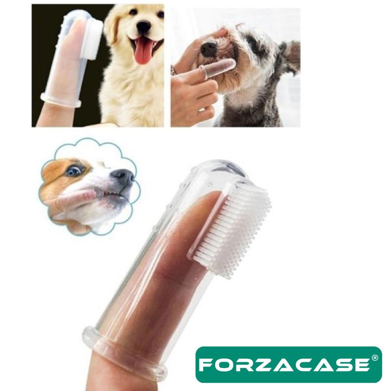 Forzacase%20Kedi%20ve%20Köpekler%20için%20Silikon%20Parmak%20Diş%20Temizleme%20Fırçası%20-%20FC034