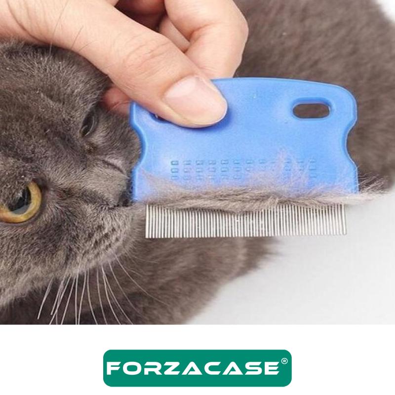 Forzacase%20Kedi%20ve%20Köpekler%20için%20Bit%20Pire%20Tüy%20Temizleme%20Tarağı%20Seti%20-%20FC039