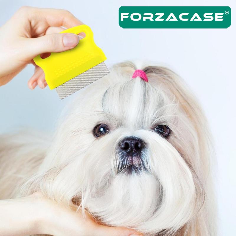 Forzacase%20Kedi%20ve%20Köpekler%20için%20Bit%20Pire%20Tüy%20Temizleme%20Tarağı%20Seti%20-%20FC039