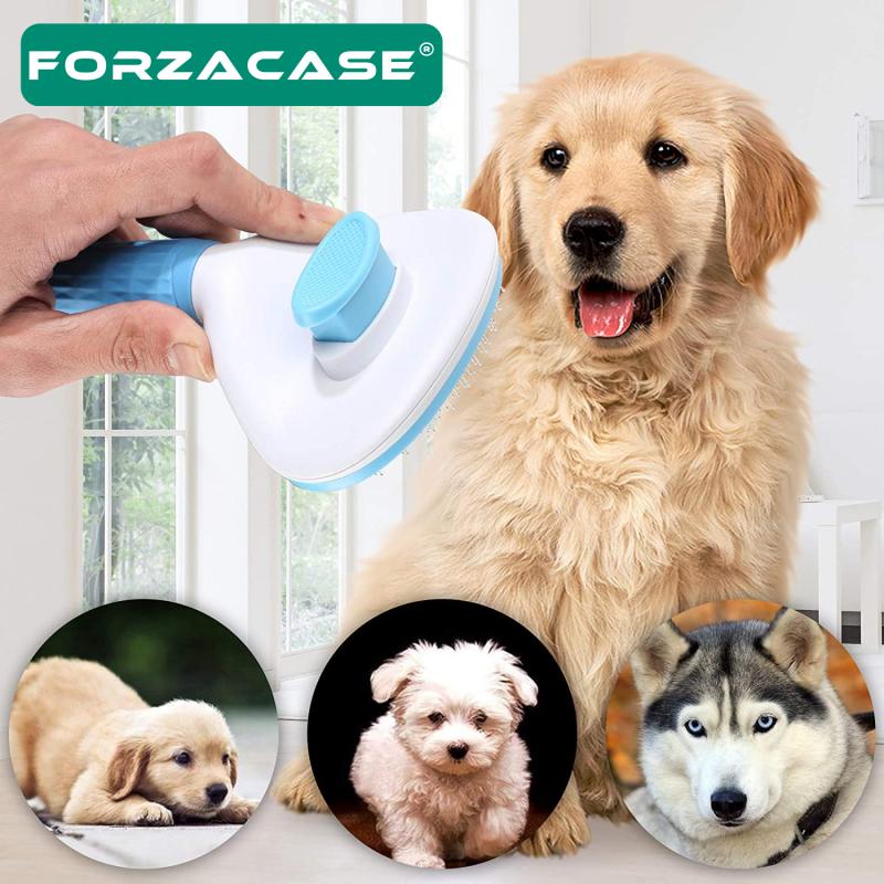 Forzacase%20Kedi%20ve%20Köpekler%20için%20Kolay%20Temizlenir%20Basmalı%20Lüks%20Tüy%20Toplama%20Tarağı%20-%20FC041