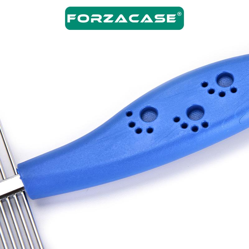 Forzacase%20Kedi%20ve%20Köpekler%20için%20Kıtık%20Açıcı%20Metal%20Tüy%20Toplama%20Tarağı%20-%20FC042