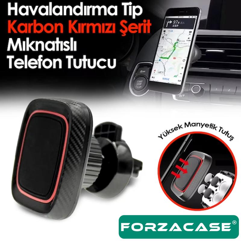 Forzacase%20Güçlendirilmiş%20Mıknatıslı%20Izgaralıktan%20Araç%20Içi%20Telefon%20Tutucu%20-%20FC055