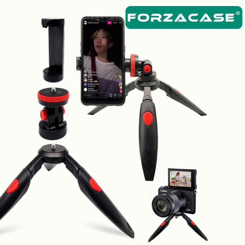 Forzacase%20Cep%20Telefonu%20Ve%20Kamera%20için%20Çok%20Fonksiyonlu%203%20Ayak%20Tripod%20+%20Telefon%20Tutucu%20-%20FC064