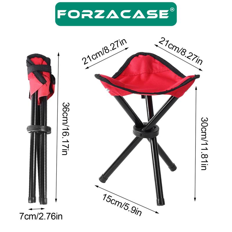 Forzacase%20Hafif%20Taşınabilir%20Katlanır%20Tripod%20Üçgen%20Kamp%20Tabure%20-%20FC085