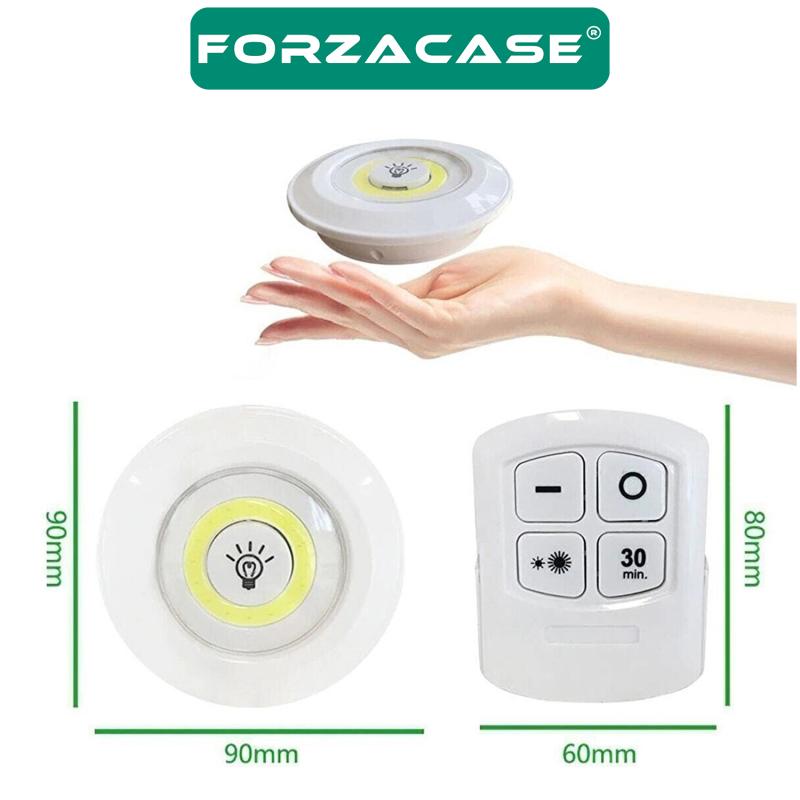 Forzacase%20Uzaktan%20Kumandalı%203%20Lü%20Spot%20LED%20Lamba%20Kablosuz%20Pilli%20Işıldak%20Dolap%20Işığı%20Mutfak%20Rafı%20Işığı%20-%20FC086